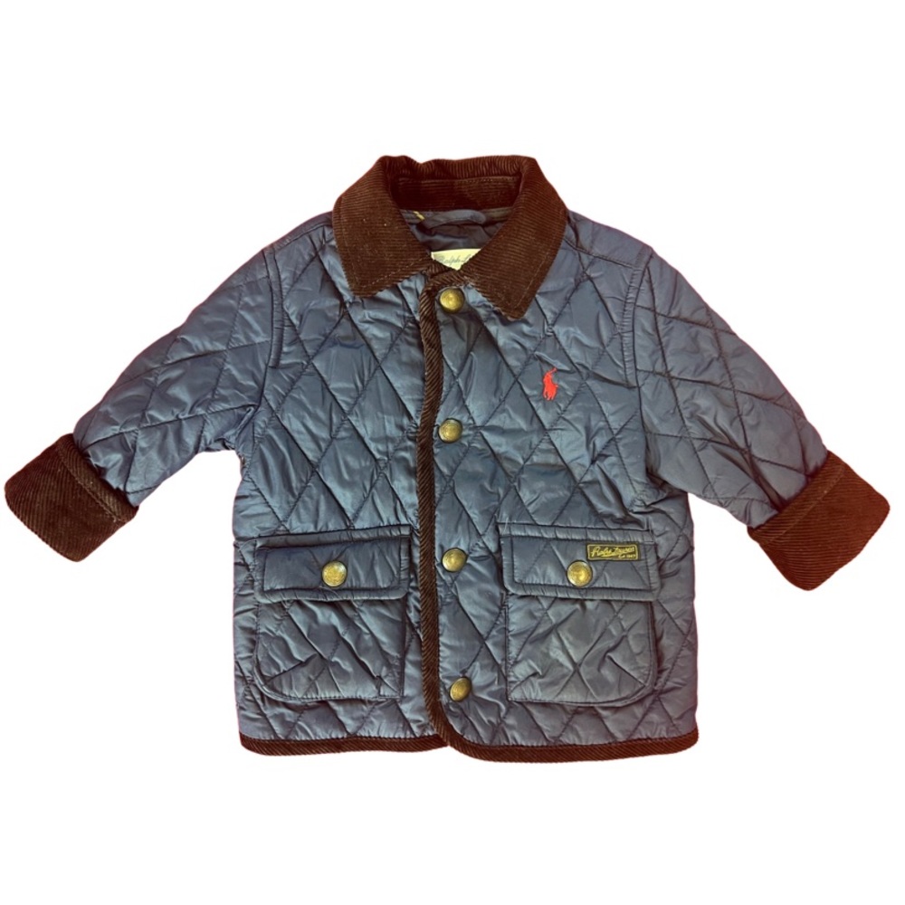 Ralph Lauren Kids Navy Quilted Jacket 18M